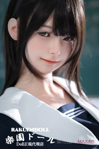 蛍火日記 Maxシリーズ 千島（qiandao）④メイク 153cm Aカップ ダッチワイフ 純粋な笑顔の少女 リアル皮膚付き！清楚フェイス JKドール 宣材写真は硬めシリコンヘッド（口開閉機能あり）