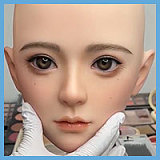 蛍火日記 Maxシリーズ 千島（qiandao）④メイク 153cm Aカップ ダッチワイフ 純粋な笑顔の少女 リアル皮膚付き！清楚フェイス JKドール 宣材写真は硬めシリコンヘッド（口開閉機能あり）