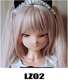 Yearndoll LZ02ヘッド 101cm Iカップ トルソーラブドール おっとり系アニメメイド少女 シリコン製 アニメドール