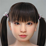 J cute  萌咲（もえ）ヘッド 137cm バスト平 小柄 清楚 可愛いラブドール 植毛タイプ LL団 フルシリコン 貧乳ダッチワイフ