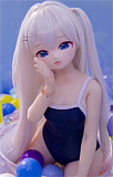 【ミニドール】wmdoll 85cm AAカップ#S001ヘッド ロリータ ソフトビニール製ヘッド+TPE製ボディ 等身大リアルラブドール