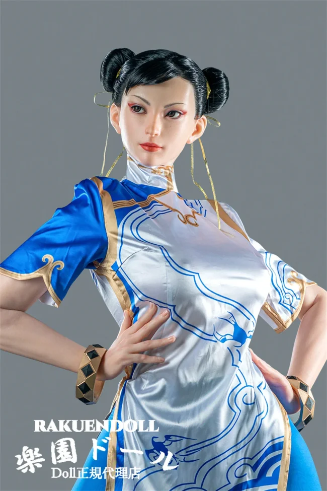 Game Lady No.33_1ヘッド 169cm Fカップ 春麗（チュンリー）コスプレラブドール 気高い美人顔 筋肉 フルシリコンドール