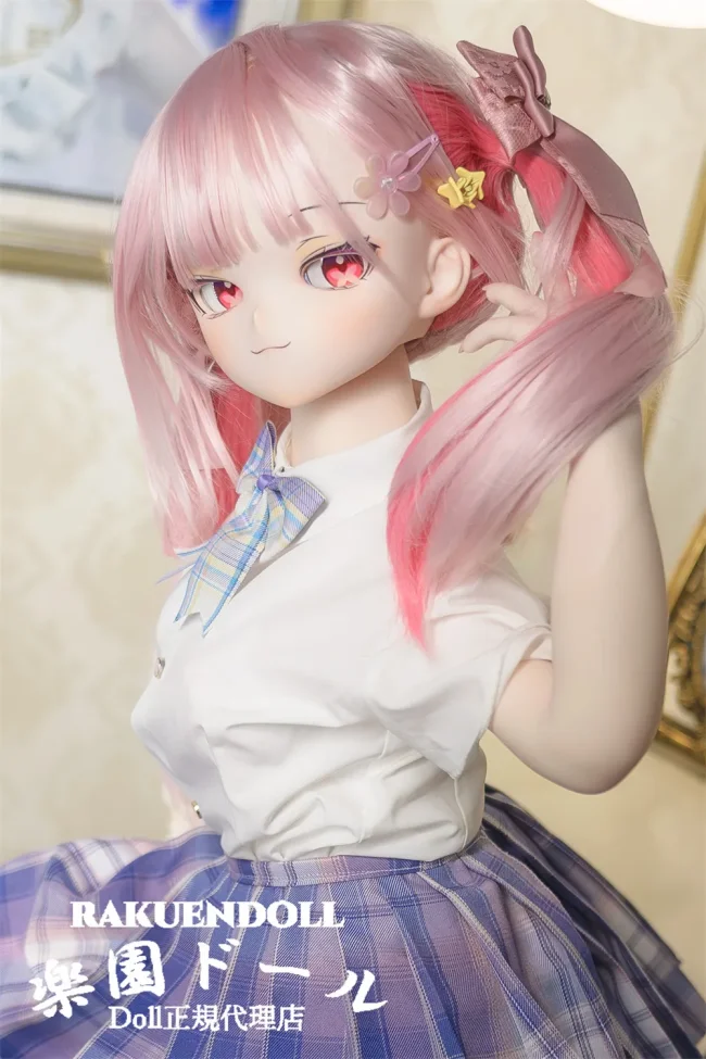 MW Girl(魔物姫) 眠眠ヘッド 115cm バスト中 猫口が可愛いフィギュア 赤瞳のアニメラブドール フルシリコンドール