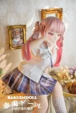 リアル ドール 115cm巨乳アニメドール 淡ピンク髪ツインテール