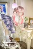 ラ ぶ ドール 紫JK制服の115cm巨乳アニメドール 猫口