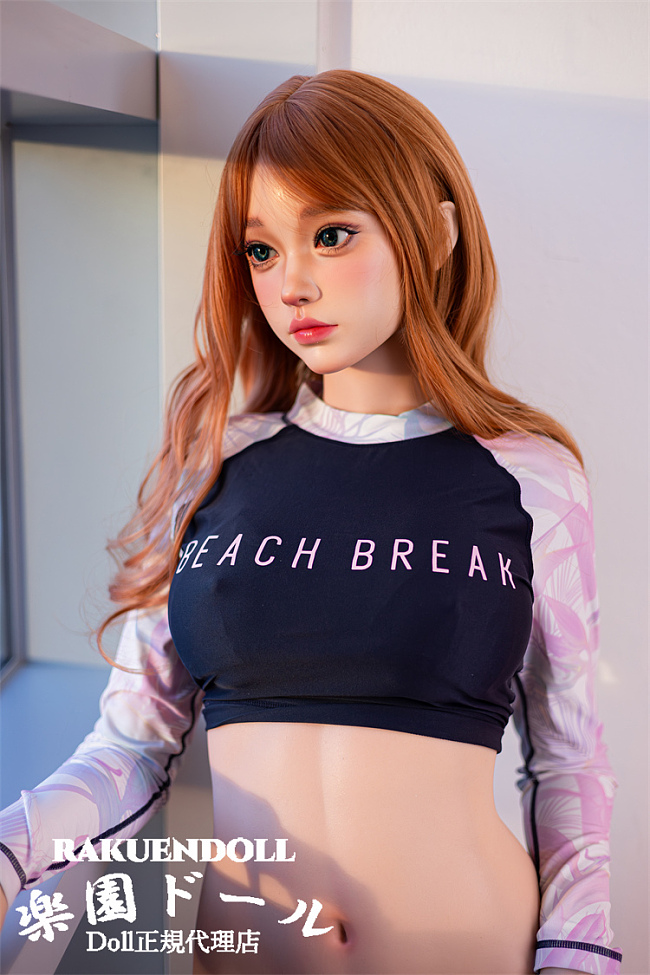 YFDOLL 千陽ヘッド 163cm Eカップ ROS機能付き ゆるいウェーブの赤髪の美少女ラブドール 超軽量ボディのリアルドール