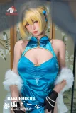 Doll Senior #29水尺葵Aoiヘッド 160cm Dカップ 青チャイナ等身大リアルドール