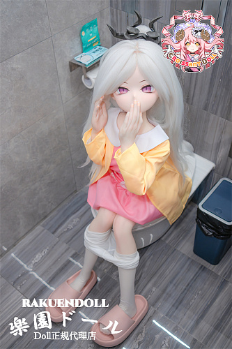羊角社Croissant Doll #B04ヘッド 141cm AAカップ 空崎ヒナコスプレ姿アニメ風ラブドール 宣材写真のは手描きメイク ビニール製ヘッド+S-TPE製ボディ