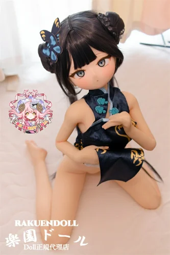羊角社Croissant Doll #B06ヘッド 141cm AAカップ 妃咲Kisakiコスプレ姿アニメ風リアルドール 宣材写真のは手描きメイク ビニール製ヘッド+S-TPE製ボディ