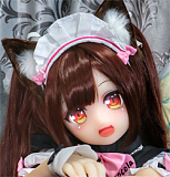 #73ヘッド ＆ 135cm G-cup 宣材写真はフルシリコン製ラブドール Aotume
