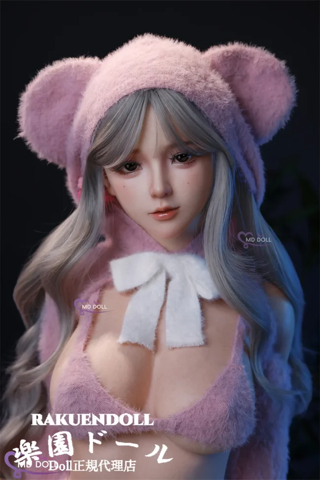 MD DOLL M47ヘッド 150cm Eカップ 銀髪ツインテールの清純系美少女ダッチワイフ 新素材選択可能のリアルドール