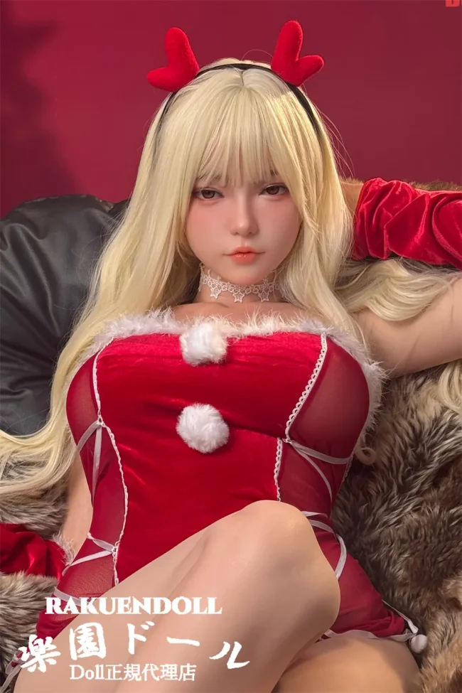 Doll Senior #29水尺葵Aoiヘッド 160cm Dカップ 愛らしい清楚系金髪美少女リアルドール 宣材写真のはROS機能付き シリコン製ダッチワイフ