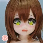 #73ヘッド ＆ 135cm G-cup 宣材写真はフルシリコン製ラブドール Aotume