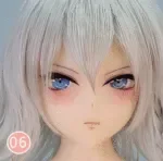 #73ヘッド ＆ 135cm G-cup 宣材写真はフルシリコン製ラブドール Aotume