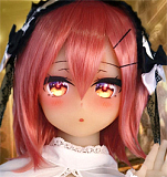#73ヘッド ＆ 135cm G-cup 宣材写真はフルシリコン製ラブドール Aotume