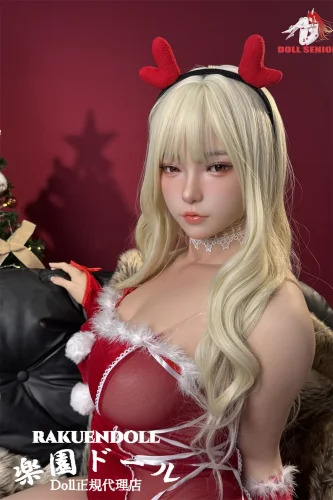 Doll Senior #29水尺葵Aoiヘッド 160cm Dカップ 愛らしい清楚系金髪美少女リアルドール 宣材写真のはROS機能付き シリコン製ダッチワイフ