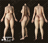 AJLDOLL ボディ単体専門ページ シリコン製ラブドール 軽量＆超擬真の肌テクスチャ付き ボディのみ ダッチワイフ