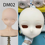 【新ボディー】DM02ヘッド＆145cm Ｂカップ 猫耳 ロり系 ビニールヘッド+TPEボディ Guava doll
