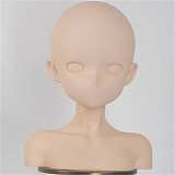 GUAVADOLL DM02ヘッド 143cm アニメラブドール 白髪少女 宣材写真は手描きメイク ビニール製ヘッド+TPE製ボディ