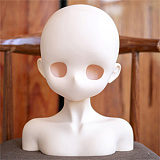 GUAVADOLL DM02ヘッド 143cm アニメラブドール 白髪少女 宣材写真は手描きメイク ビニール製ヘッド+TPE製ボディ