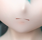 GUAVADOLL DM02ヘッド 143cm アニメラブドール 白髪少女 宣材写真は手描きメイク ビニール製ヘッド+TPE製ボディ