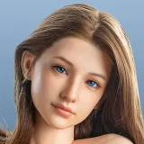 Real lady R8ヘッド 159cm Hカップ ROS MAX機能付き レオパード服の欧米風美女 宣材写真のはハニーブロンズ肌 超リアルな肌の質感のフルシリコン製ラブドール