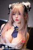 realdoll 紫の目と知的な眼鏡フェチが映える ギャル系ドール