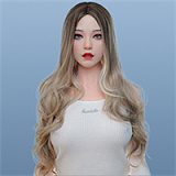 Real lady R9ヘッド 159cm Hカップ おしゃれな欧米風美人顔立ち 超リアルな肌の質感 ROS MAX機能付き  宣材写真のは濃い日焼け肌 フルシリコン製ラブドール