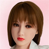 Art doll A28梦娜ヘッド 163cm Eカップ 眠り顔のリアル ドール 超リアルな肌テクスチャ フルシリコン製高級ラブドール