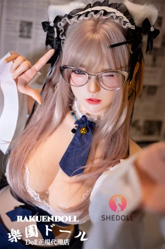 SHEDOLL 江小婉(jiangxiaowan)ヘッド 168cm Eカップ 目の開閉が可能なリアル ドール  軽量ドール メイド系 セックス人形 宣材写真はフルシリコン