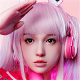 Art doll A28梦娜ヘッド 163cm Eカップ 眠り顔のリアル ドール 超リアルな肌テクスチャ フルシリコン製高級ラブドール