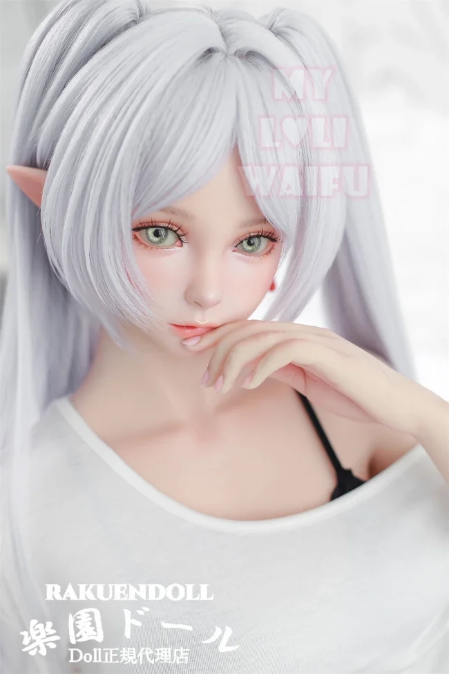 Myloliwaifu Hikariヘッド 150cm Aカップ エルフ風デザインの可憐なラブドール 清楚な少女 ROS機能付き 職人メイク選択可能 可愛い系フルシリコンダッチドール
