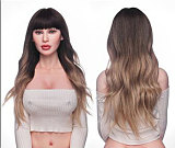 irontechdoll シームレスドール S13ヘッド 164cm Eカップ 欧米美少女ラブドール ナチュラル 肌色眉毛と睫毛植毛加工あり シリコン製リアルドール