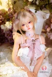 love doll 可愛い系ドール 150cm Bカップ 白キャミワンピース 全身