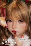 SHEDOLL 洛小乙ヘッド  152cm AAカップ 小柄 癒し系 リアルドール クリスマスコスチューム