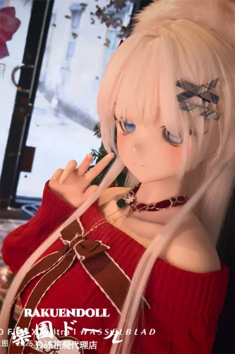 WMdoll #Y019ヘッド 157cm Bカップ クリスマス アニメ ドール 白髪ロング 青い瞳 シリコン製ボディ 等身大 ラブドール