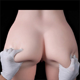 Real lady R12ヘッド 159cm Hカップ ブルーの瞳がある欧米風ダッチワイフ ROS MAX機能付き 超リアルな肌の質感 宣材写真のはハニーブロンズ肌 フルシリコン製リアルラブドール