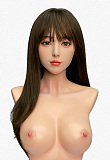 Doll Senior #23美咲ヘッド 160cm Dカップ アダルトドール 知的で可愛い顔立ち 宣材写真のはROS機能付き シリコン製ドール