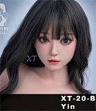 XTDOLL XT-bym20-Cヘッド 153cm Iカップ アダルトドール ぽっちゃり系少女 黒ゆるウェーブ 宣伝画像フルシリコン 可愛い顔立ちの巨乳ラブドール