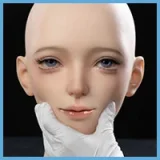 蛍火日記 田心（tianxin）ヘッド メイク②  知的でクールな大人の女性 162cm Aカップ フルシリコン製 お姉ちゃん系女子高校生JKラブドール 宣材写真は硬めシリコンヘッド（口開閉機能なし）