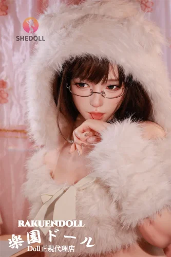 SHEDOLL 楚玥ヘッド 167cm Cカップ リアル ドール メガネの小悪魔ガール 宣材写真はフルシリコン セックス人形