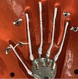 MW Girl(魔物姫) 千代子ヘッド 115cm バスト中 白髪×黒い前髪のフィギュア 赤瞳ラブドール フルシリコンドール