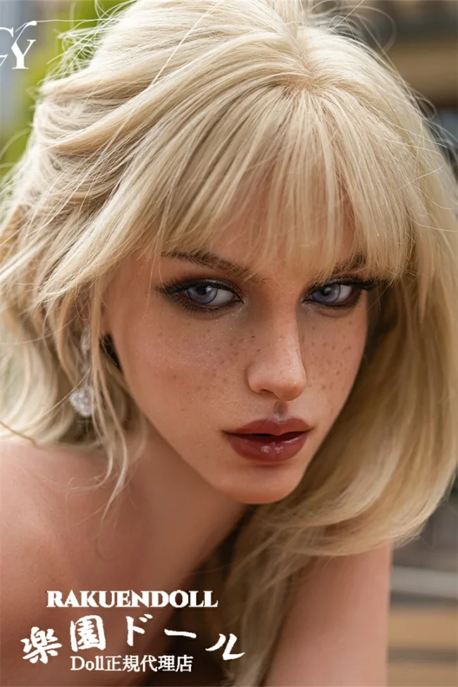 TOP-CYDOLL Natashaヘッド 172cm Aカップ 不良美少女X欧米風 宣材写真のはROS機能付きヘッド 等身大フルシリコン製ダッチワイフ