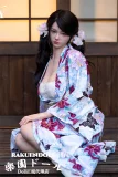 TOP-CYDOLL Sato Asukaヘッド 162cm Eカップ 青色の着物に桜柄をあしらった和風美人リアルドール