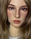 realgirl Lシリーズ(A工場) L1ヘッド シリコンヘッド 単品 リアル ドール まぶたの開閉機能対応可能 145-170cmボディに適用可能 M16ジョイントで接続 アダルトドール