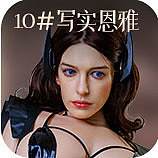 MMXDOLL 夢婷ヘッド 116cm Fカップ 超擬真肌テクスチャー 宣材写真のは職人Real系メイク ほんのりエロ可愛い トルソーアダルトドール