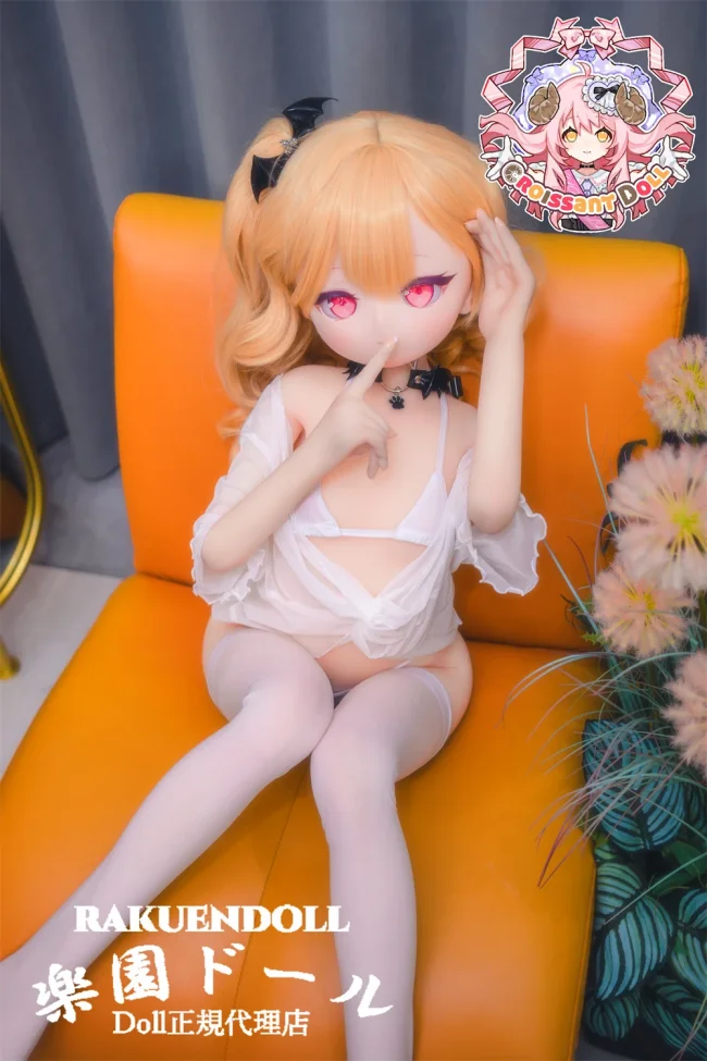 羊角社Croissant Doll #B06ヘッド 141cm AAカップ 可憐で守りたくなる癒し系アニメドール 宣材写真のはデカールメイク ビニール製ヘッド+S-TPE製ボディ