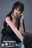 sexdoll 黒髪ロングツインテール 清純フェイスと豊満バストのリアルドール