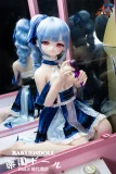 love doll 無口で冷静な雰囲気の赤眼アニメドール 全身イメージ