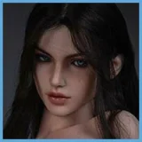 蛍火日記 Maxシリーズ メアリー④メイクヘッド 160cm Ｇカップ 宣材写真のは硬めヘッド(口開閉機能なし)  リアルな人間の肌色 リアル皮膚付き 欧米風ハーフ顔アダルトドール